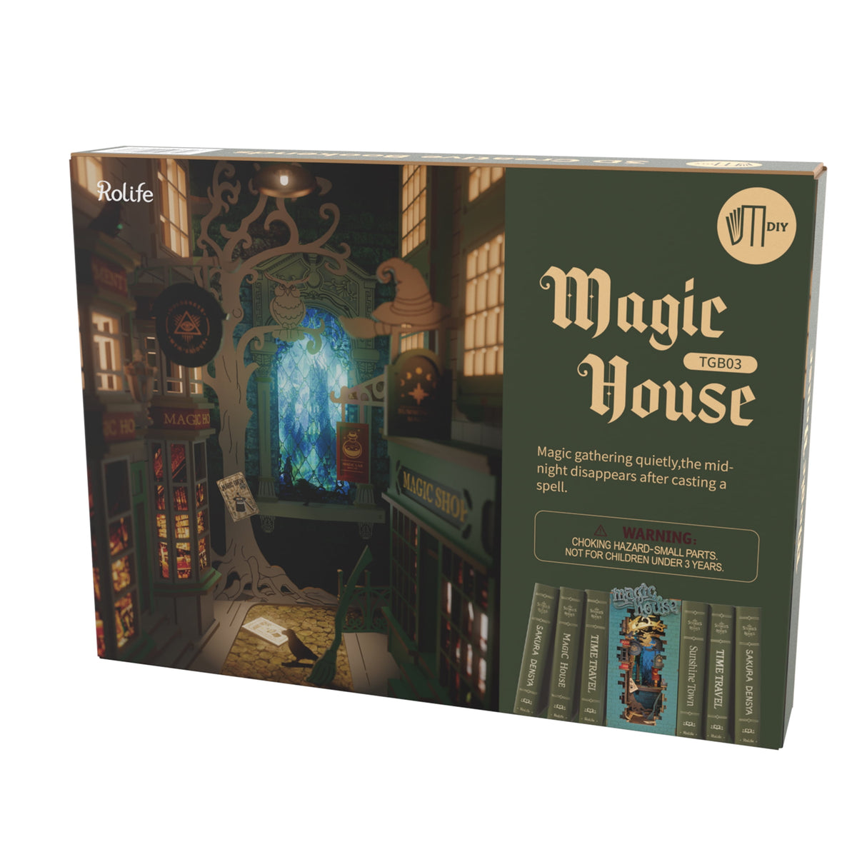 Rolife Magic House Wooden 3D Jigsaw Puzzles
