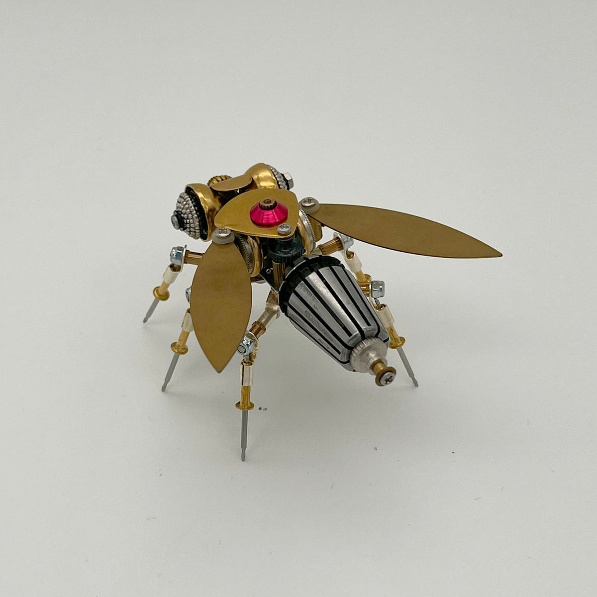 3-in-1 Steampunk Insect Metal Model Kit, Mosquito, Deck Insect & Bee Brass Puzzle Assembly Set, 270PCS 3D Jigsaw Puzzles for Adults