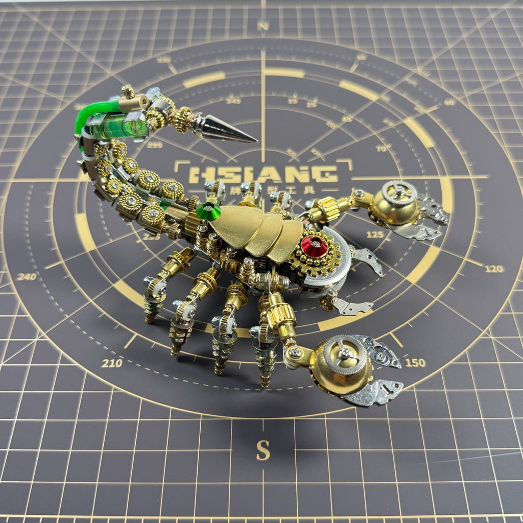 3D Metal Puzzles for Adults Mechanical Wasp Model Kits, Difficult DIY Assembly, Creative Desk Display & Unique Gift for Engineers, Hobbyists, Collectors