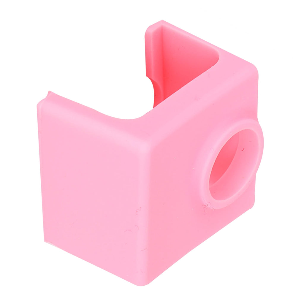 Aestri 3D Printer Silicone Sock MK10 Flexibility Heating Aluminum Block Protective Cover Pink