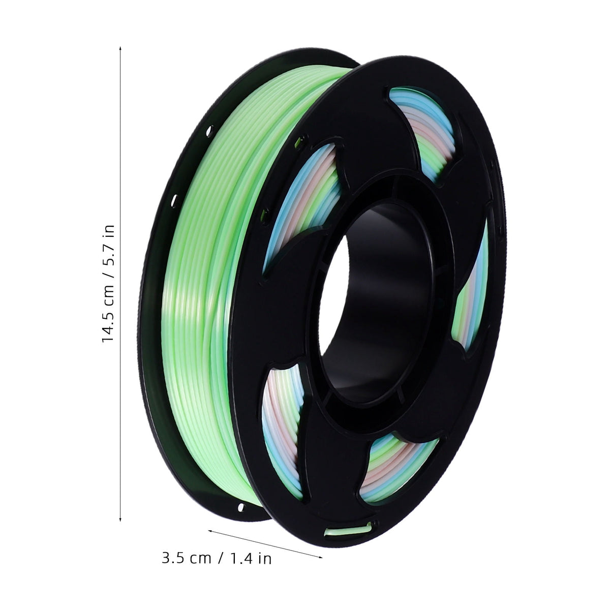 FOMIYES Assorted Color 1.75mm Pla Filament Bundle for 3D Printer Smooth Low Warping DIY Crafting