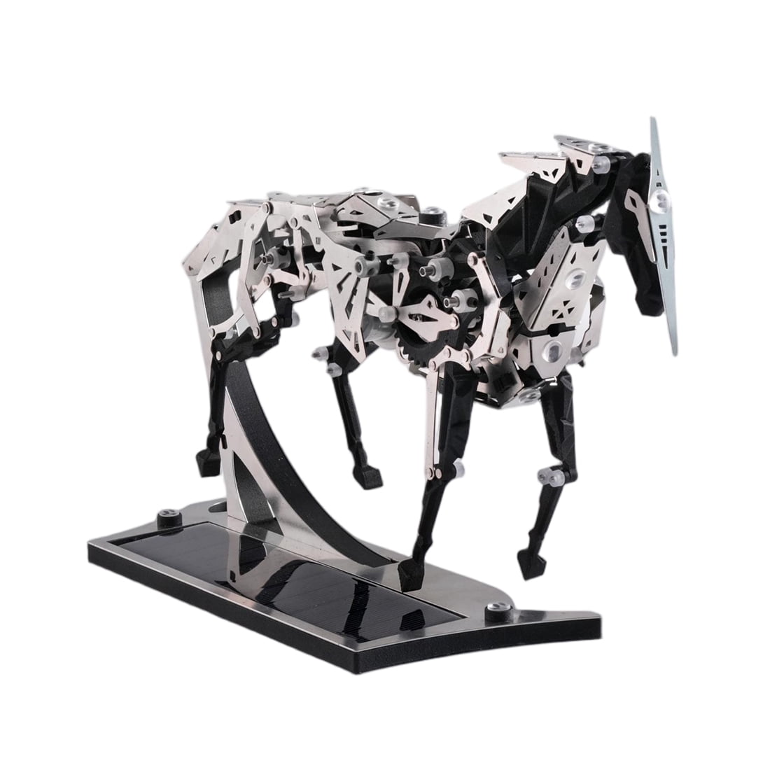 Hummingbird 3D Metal Puzzle for Adults, Mechanical Dynamic Bird Metal Model Kit with Transmission Mechanism, DIY Assembly Bionic Bird 3D Puzzle Jigsaw Animal, Semi-Finished