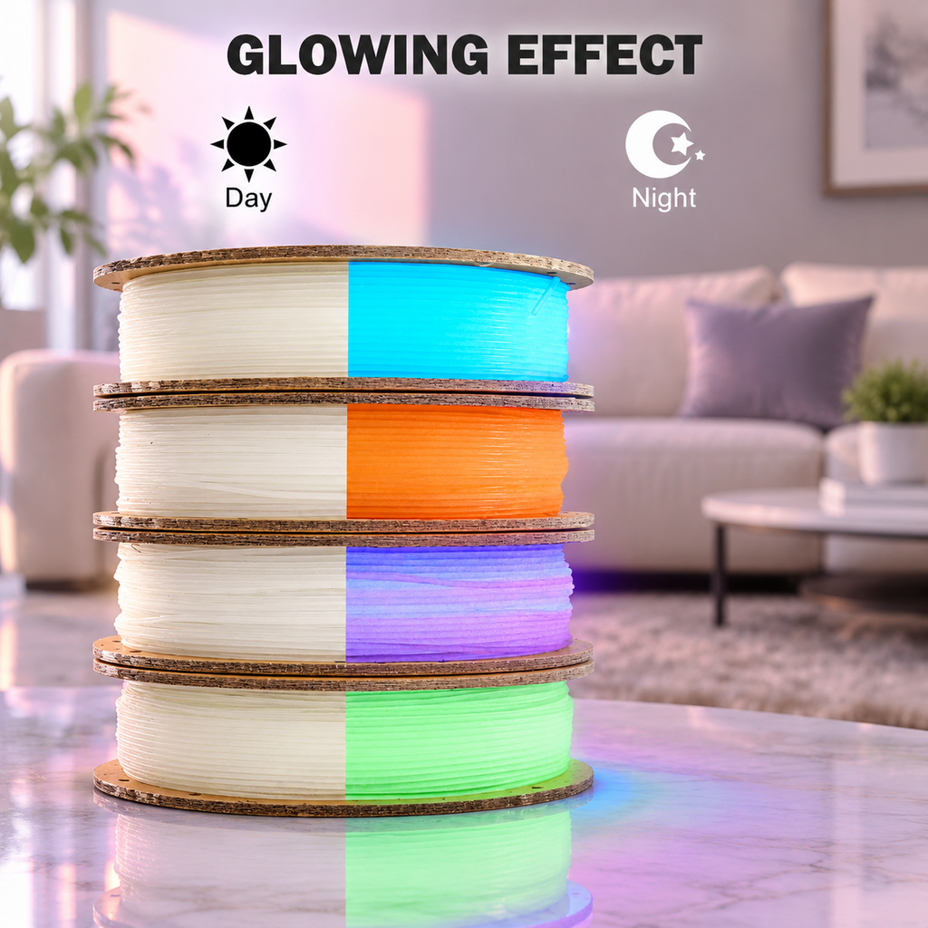 Plament Bundle 8 Colors 1.75mm ± 0.02mm Dimensional Accuracy 8 * 250g Spools For Fdm 3d Printers