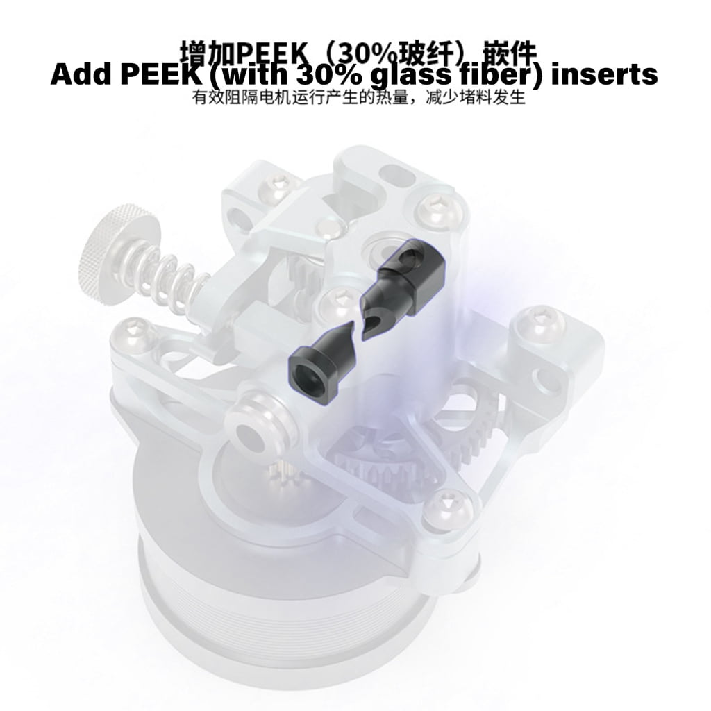 High Temperature Resistant Light Weight Extrusion Unit Replacement For Voron 2.4 3D Printer Temperature Tolerance
