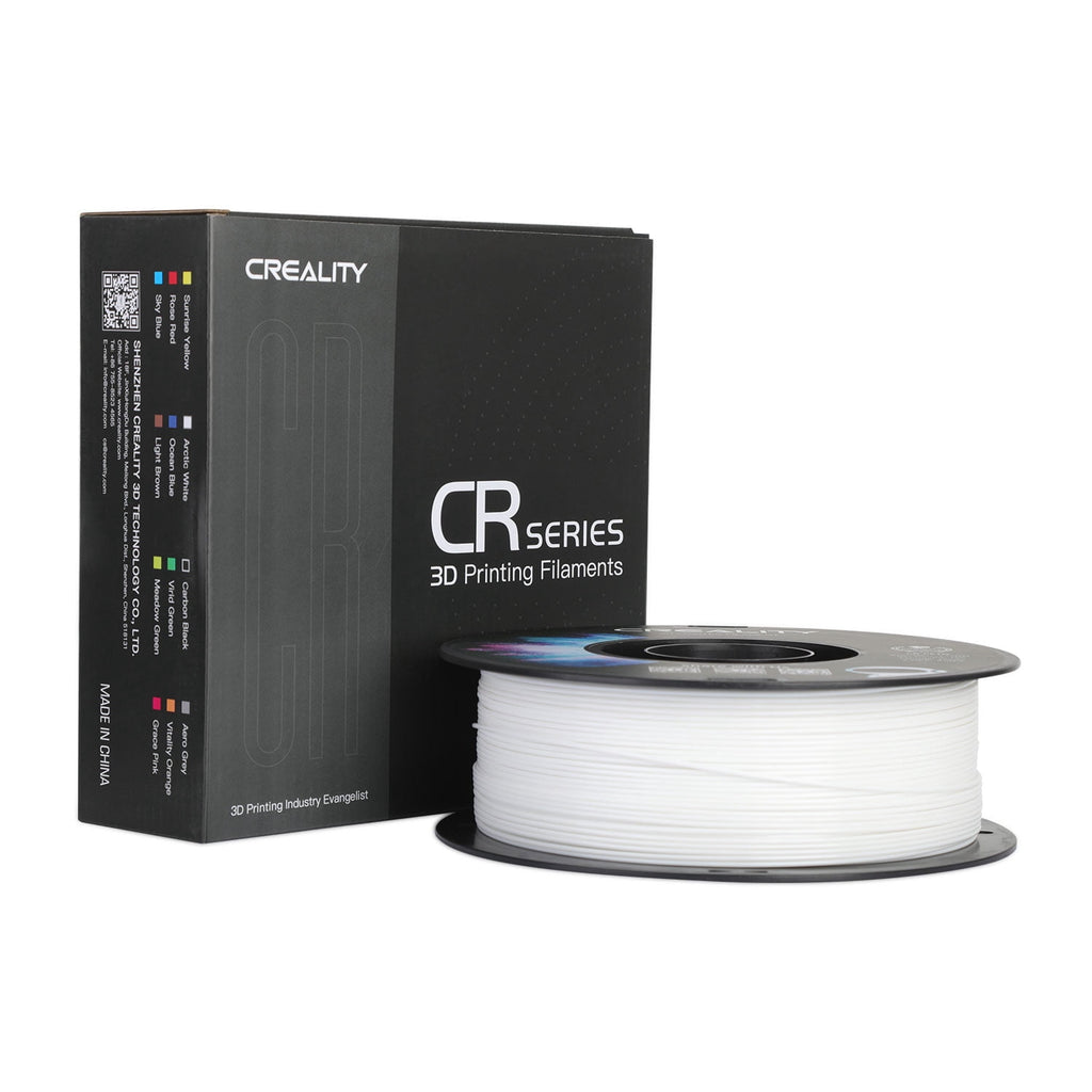 Creality PETG 3D Printer Filament 1.75mm 1kg/2.2lbs Non-Toxic Strong Toughness Filament Accuracy +/-0.02mm, White