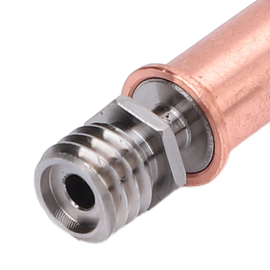 Premium Bimetal Heatbreak High Temperature Resistant Throat Tube Replacement Part for 3D Printer Hotend Upgrade, Ti Alloy and CuCrZr Construction, M6 Thread, 0.07 inches / 1.75 mm Diameter