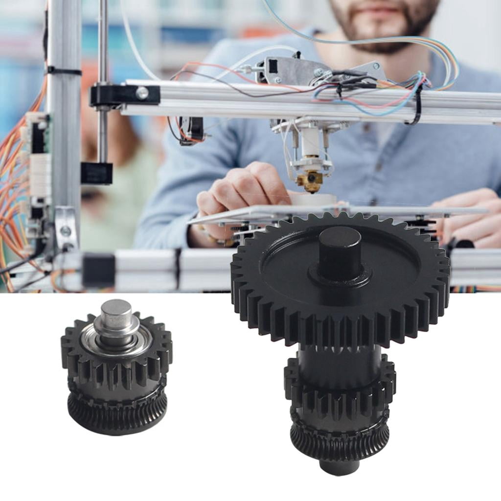 YongCo 3D Printing Extruder Gear Set for 3D Printer Hardened Steel with Coating Enhances