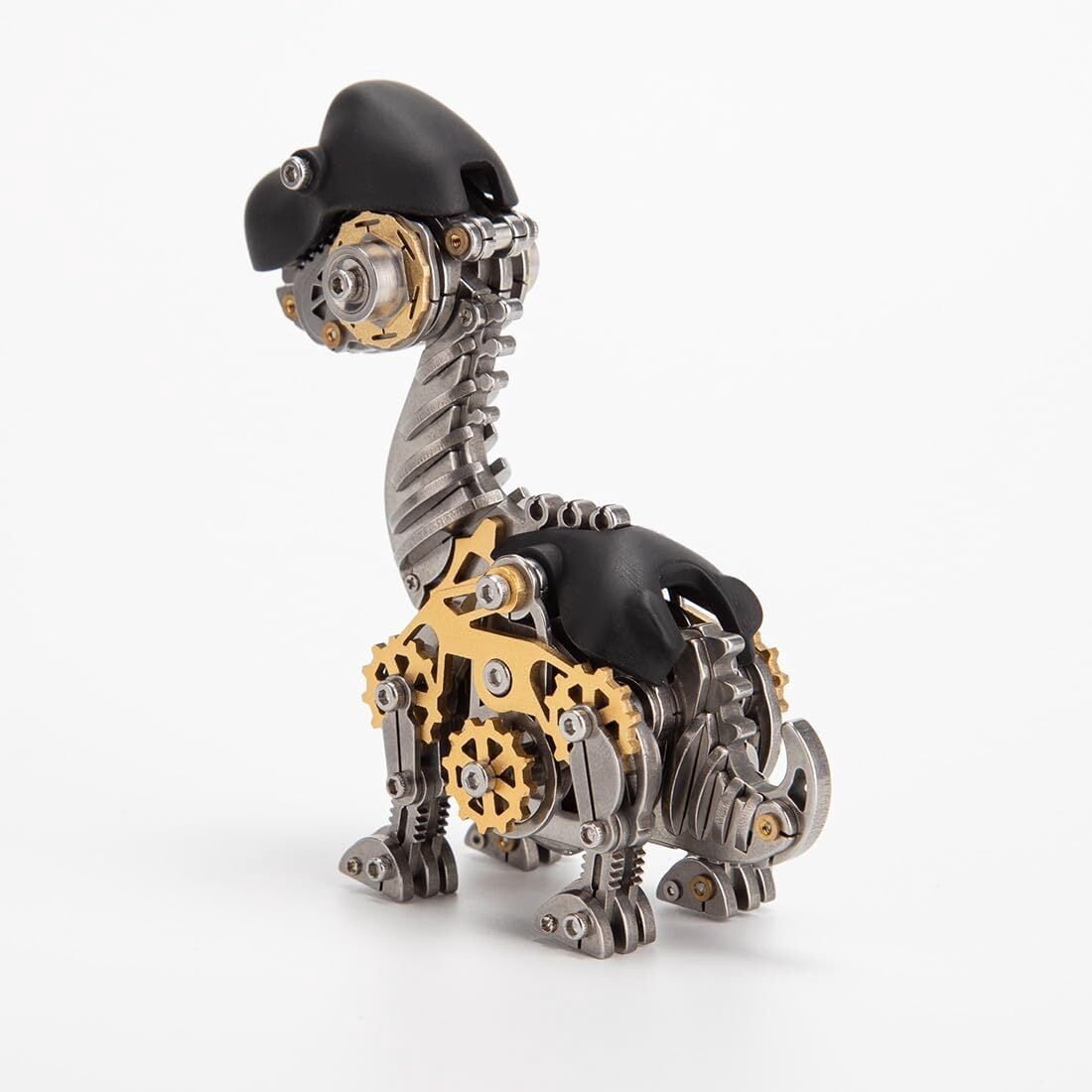 3D Metal Dinosaur Puzzle Kit for Adults - DIY Mechanical Steampunk Model, 160 Pieces Assembly Challenge