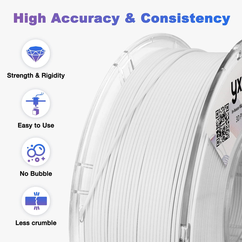 YXPOLYER PLA Filament Food Grade 1.75mm 1kg for 3D Printing, PLA+ Skin Flesh Tone 3D Printer Filament AMS-Compatible