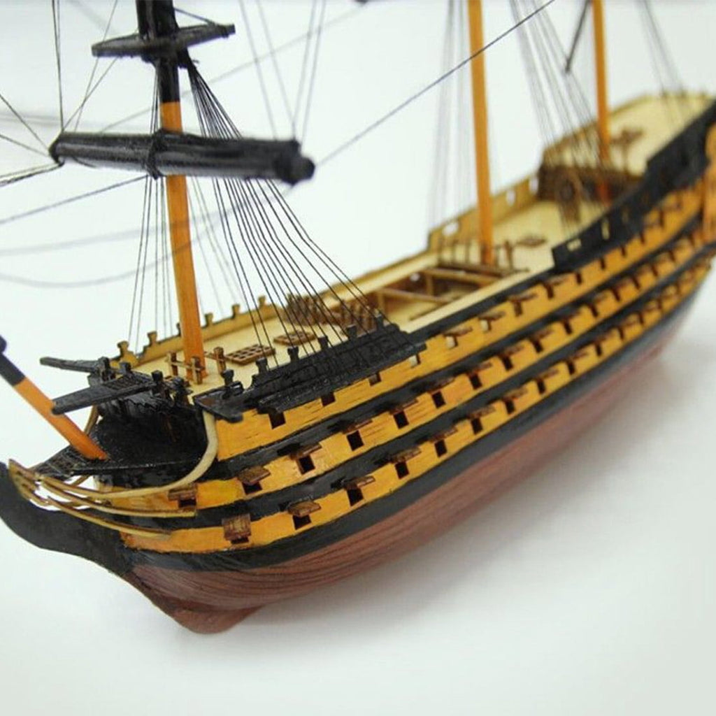 3D Wooden Puzzle Victory Sailing Ship, DIY Assembly Detailed Vessel Display Model Kit For Adult Collectors, Office Decor And Creative Gifts