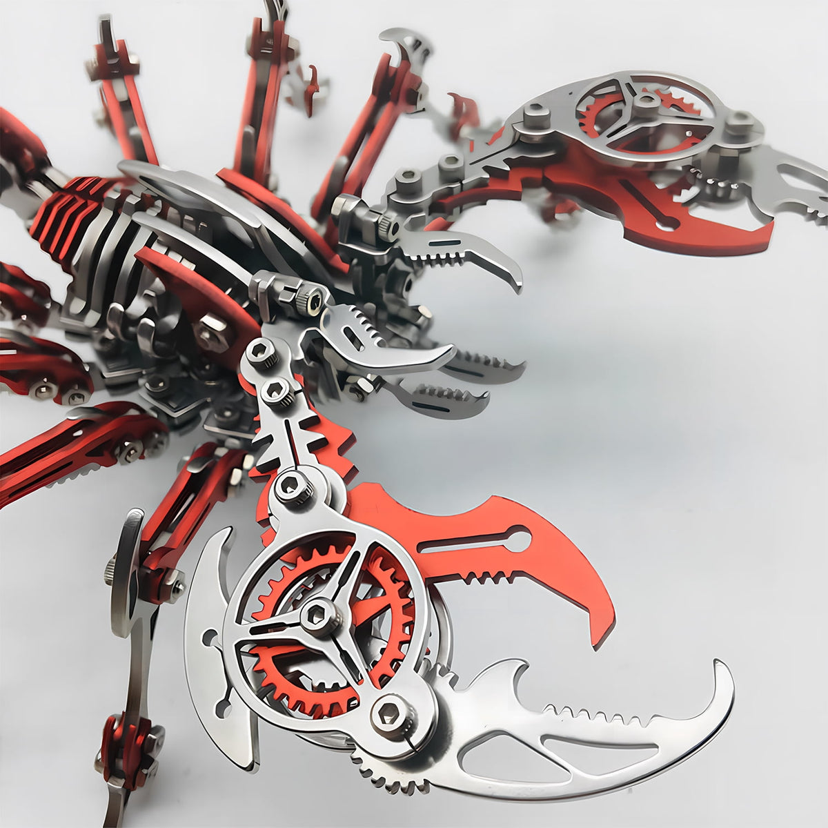 Metalkitor Scorpion 3D Metal Puzzle Kit - 454 Pcs, Mechanical Model for Adults/Teens, Golden, Ideal Gift & Decor