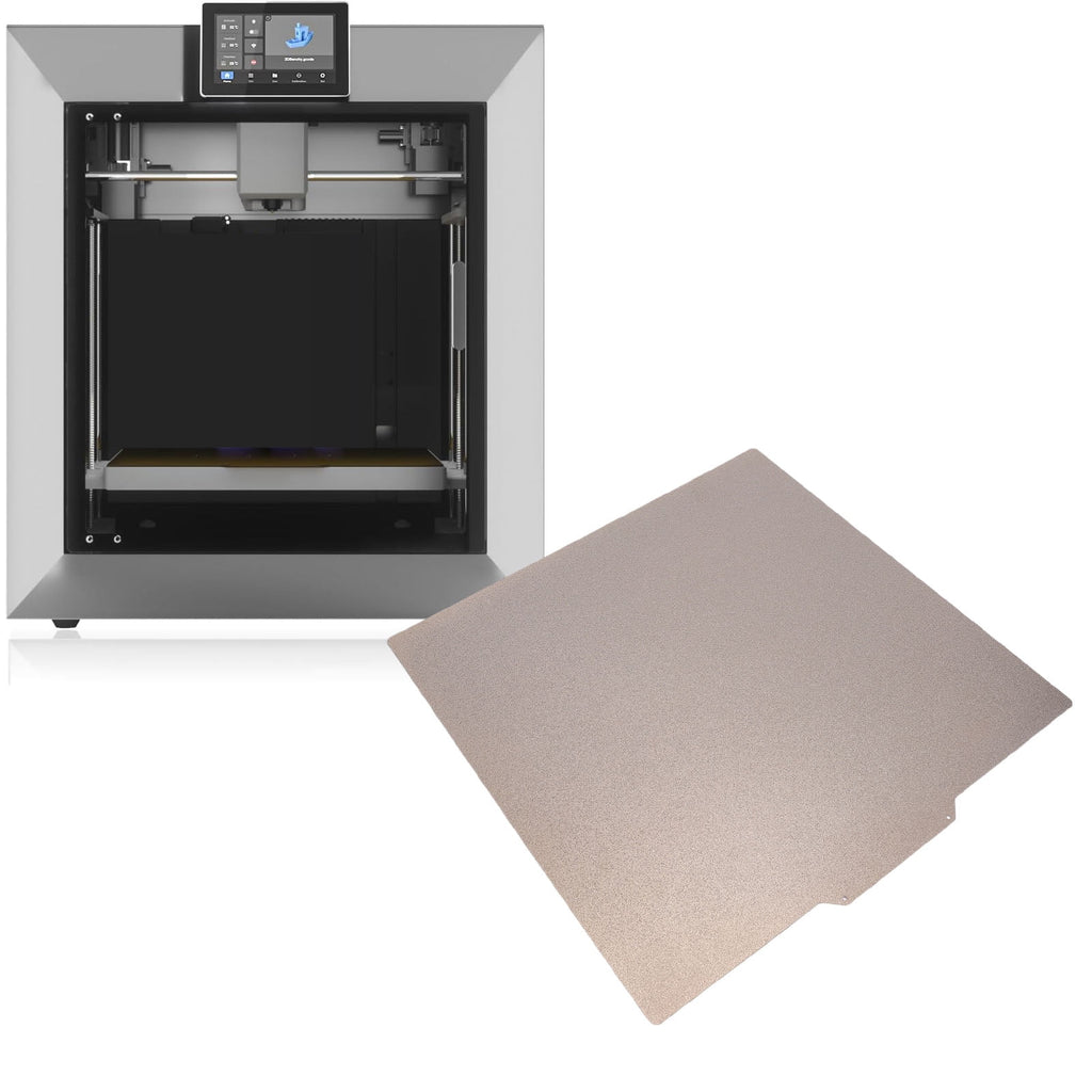 Vowen Build Plate PEI Sheet Fit for Qidi Plus 4 3D Printer Platform Textured Glossy 2 Sided Flexible Print Bed 310x310mm