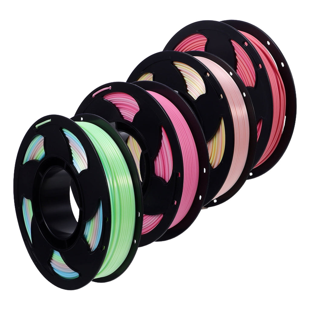 FOMIYES Assorted Color 1.75mm Pla Filament Bundle for 3D Printer Smooth Low Warping DIY Crafting