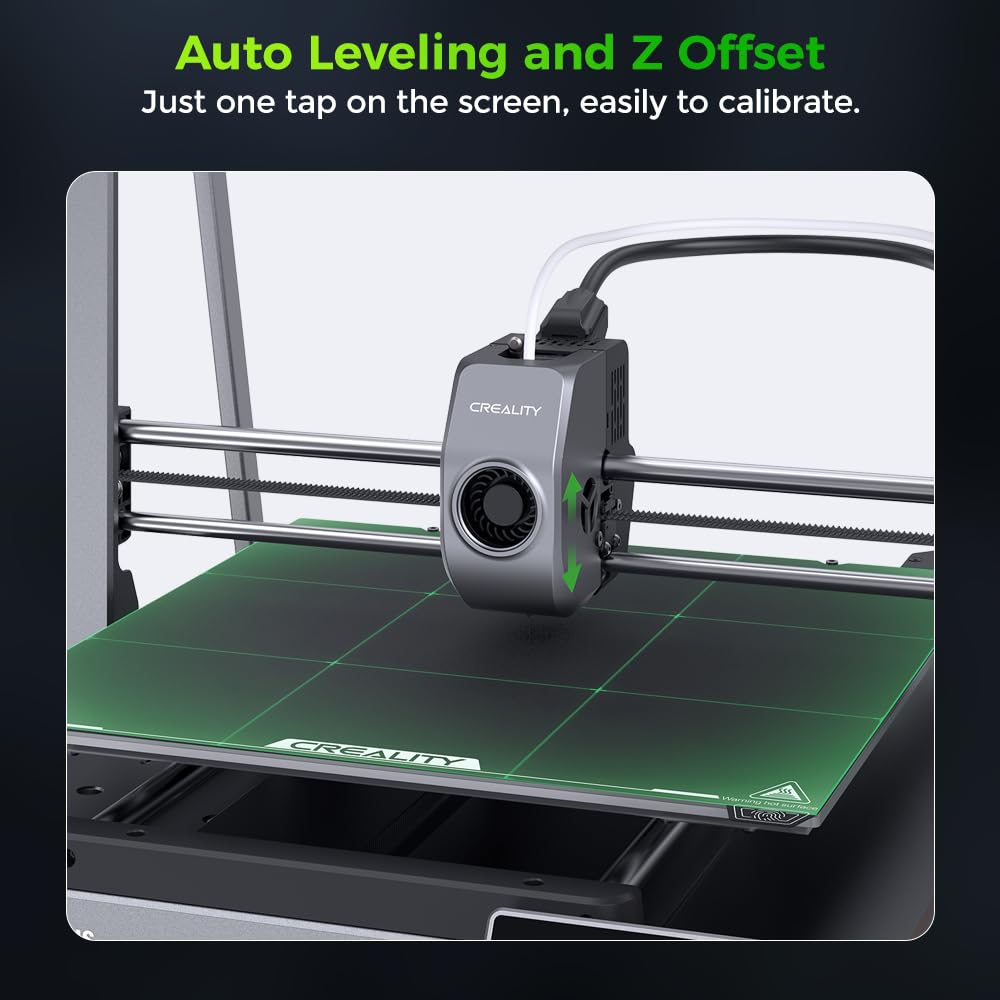 Creality Ender 3 V3 Plus 3D Printer, Large Build Volume 11.81x11.81x12.99 in, 600mm/s High-Speed Printing, Auto Leveling, Direct Drive Extruder