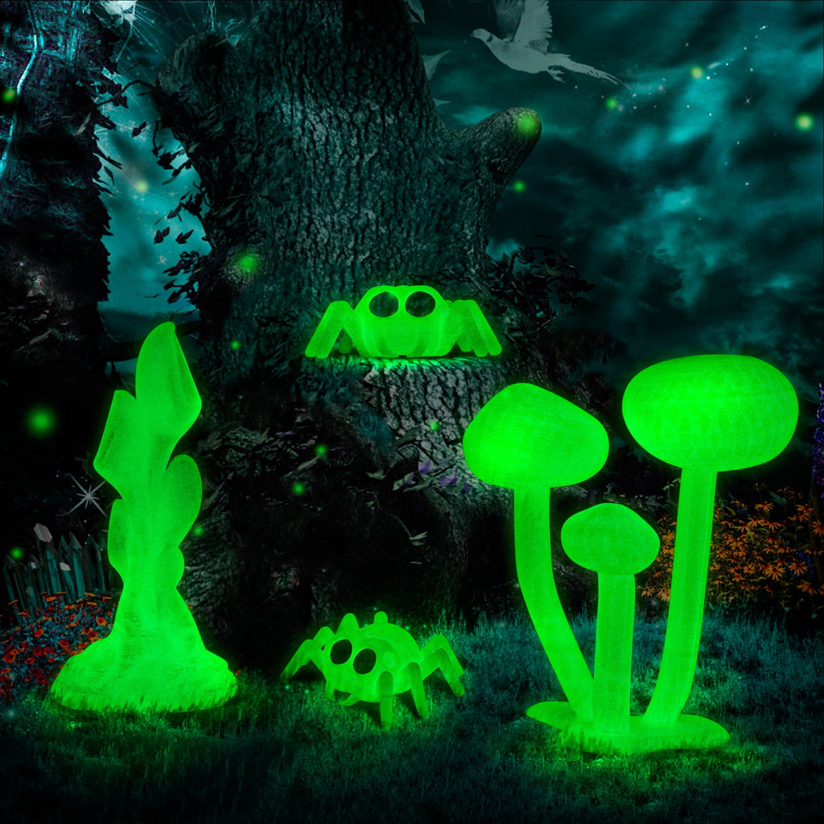 Geeetech Glow in The Dark Green PLA Filament 1.75mm, Dimensional Accuracy +/- 0.03mm, 1kg(2.2lbs) Spool, Fit for Most 3D Printer