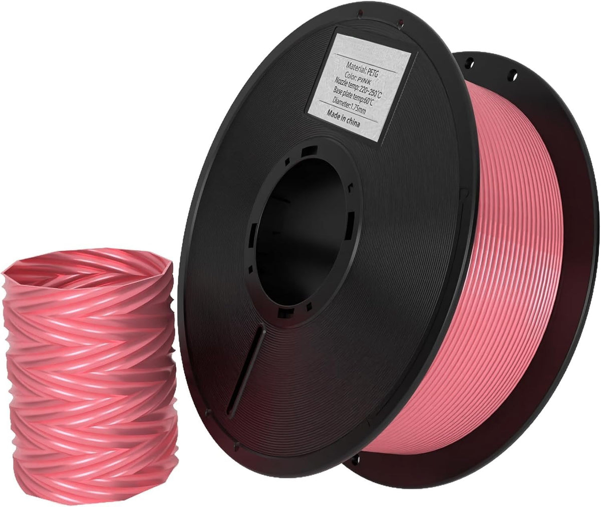 1.75mm PETG Printer Filament PETG Filament 1KG Filament for Printer Toughness Dimensional Accuracy +/- 0.02mm Fit FDM Printers
