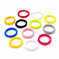 10 Color 1.75mm PLA 3D Printer Filament, 100 Feet, Compatible with 3D Printing Pens