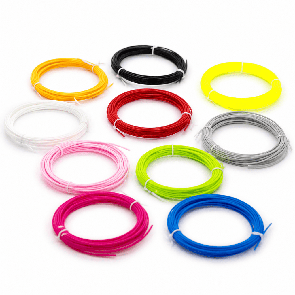 10 Color 1.75mm PLA 3D Printer Filament, 100 Feet, Compatible with 3D Printing Pens