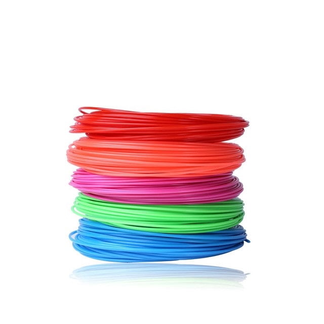 10m x 5/10/20 color 3D Printing Material 3D Pen Filament ABS 1.75mm Plastic Refill for 3D Drawing Printer Pen