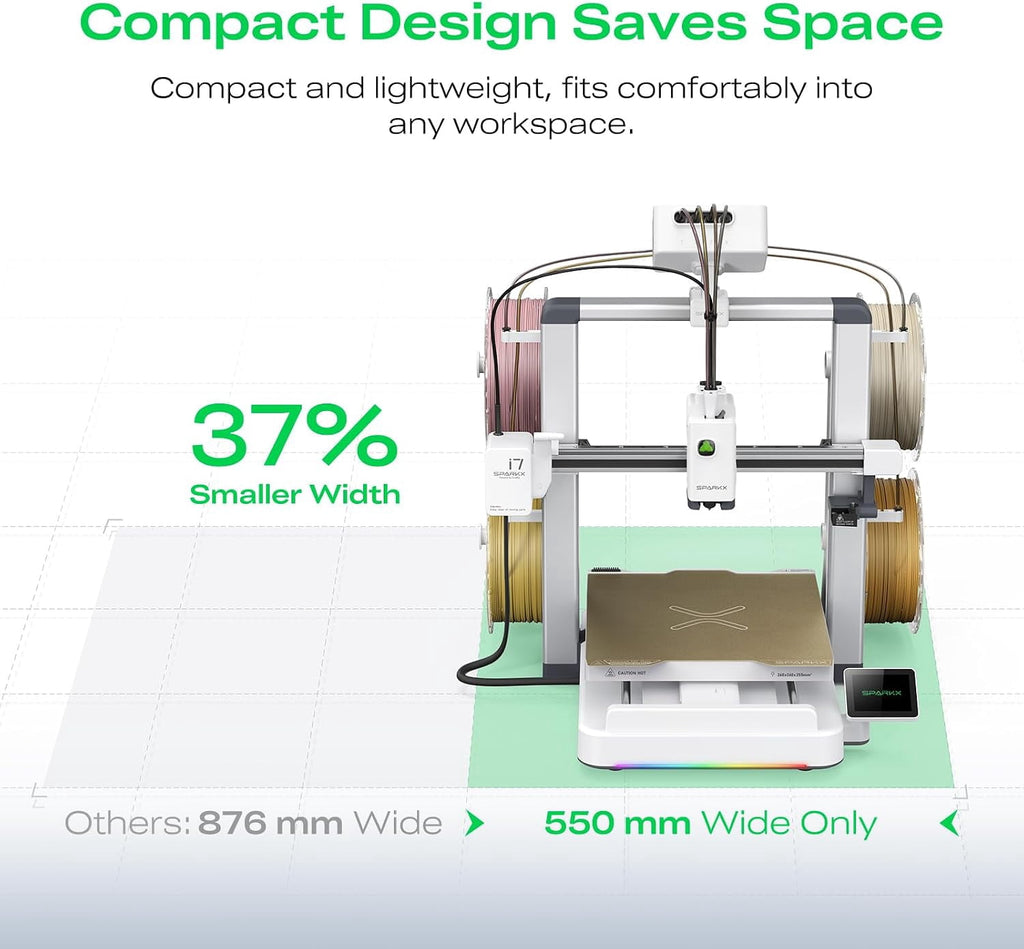 Creality SPARKX i7 Nano Combo Multi‑Color 3D Printer for Beginners