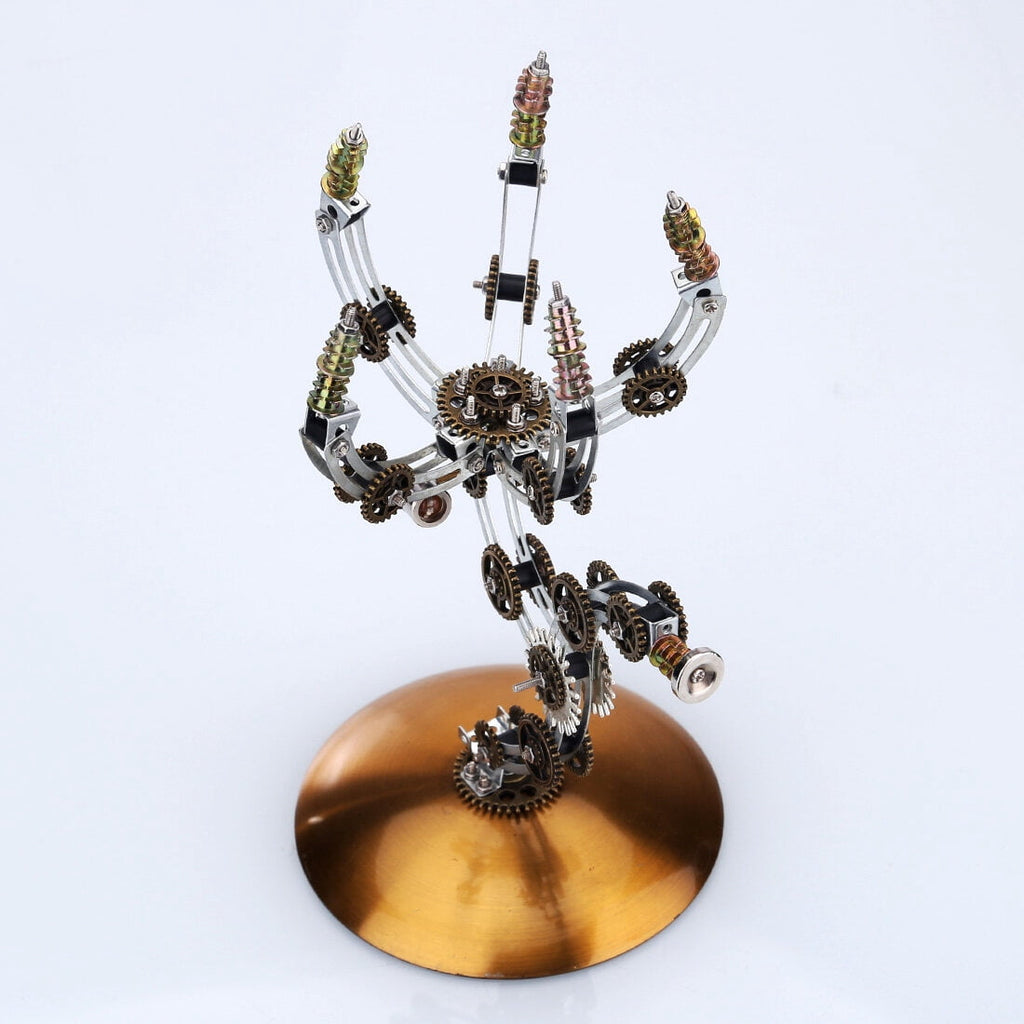627PCS Mechanical Wasp Speaker 3D Metal Puzzle, DIY Steampunk Insect Model Kit with Sound, Poseable Claws, Collectible Desk Decor for Adults