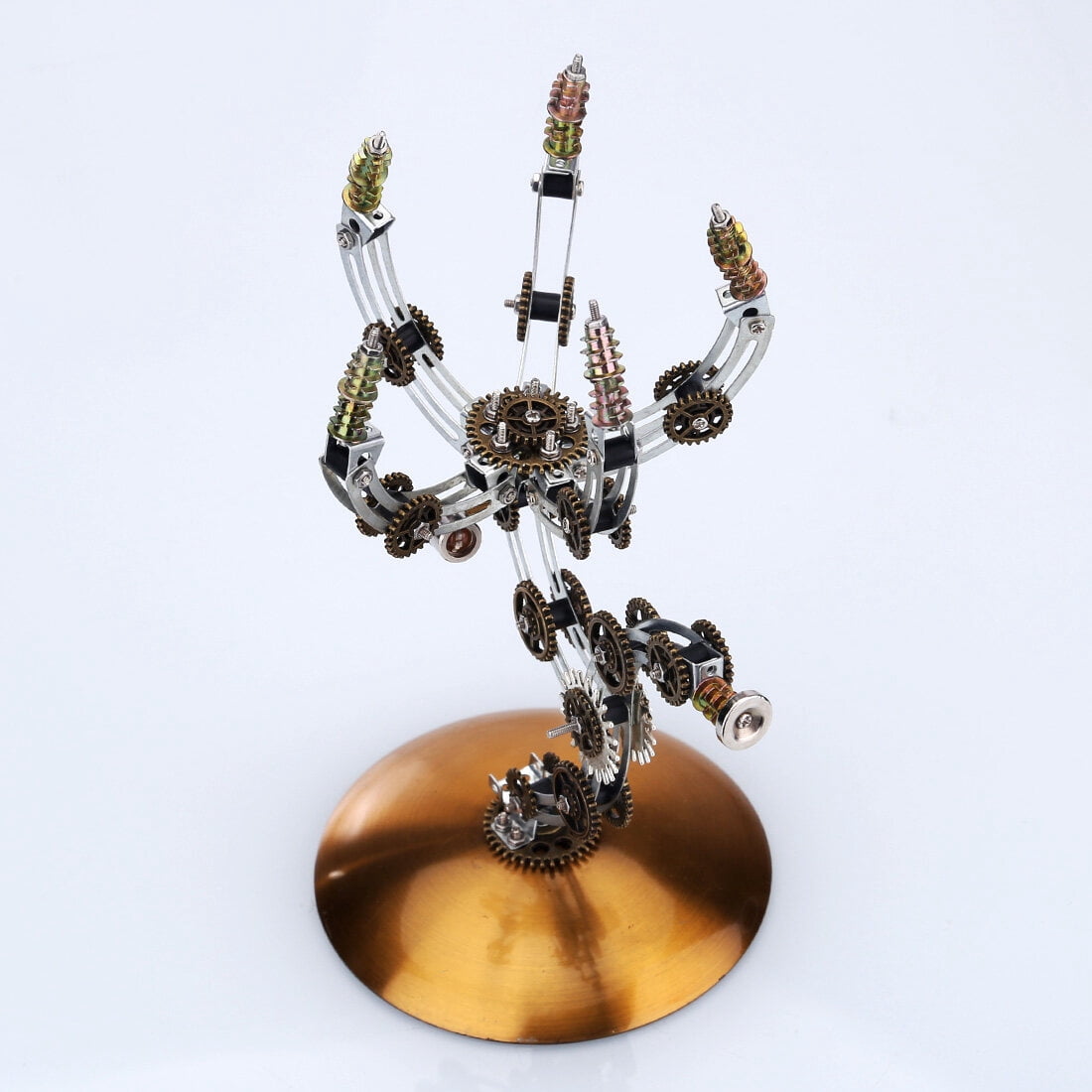627PCS Mechanical Wasp Speaker 3D Metal Puzzle, DIY Steampunk Insect Model Kit with Sound, Poseable Claws, Collectible Desk Decor for Adults