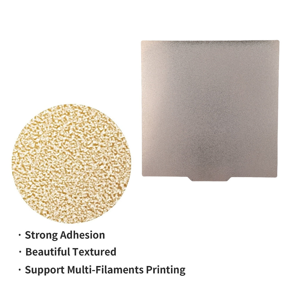 Vowen Build Plate PEI Sheet Fit for Qidi Plus 4 3D Printer Platform Textured Glossy 2 Sided Flexible Print Bed 310x310mm