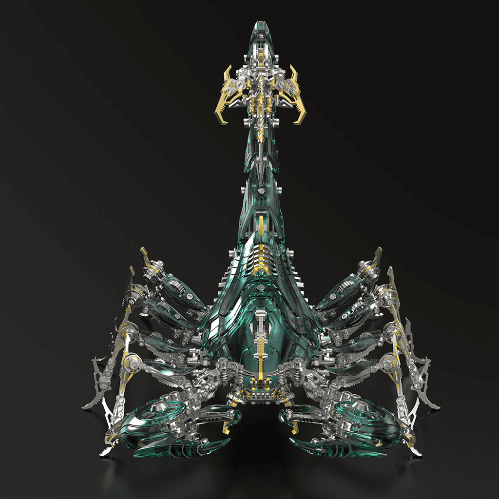 3D Metal Puzzle Frost Edge Full War Scorpion 1073 PCS, Steampunk Mechanical Model Kit With DIY Assembly, Home Display Desk Decor For Adult Collectors And Creative Gifts