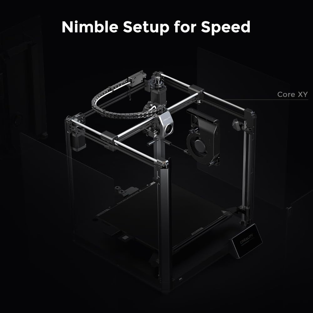 Creality K1 Max 3D Printer, 600mm/s High Speed, Smart AI Camera & LiDAR, CoreXY, 300℃ Printing, Large 11.81x11.81x11.81 in Build