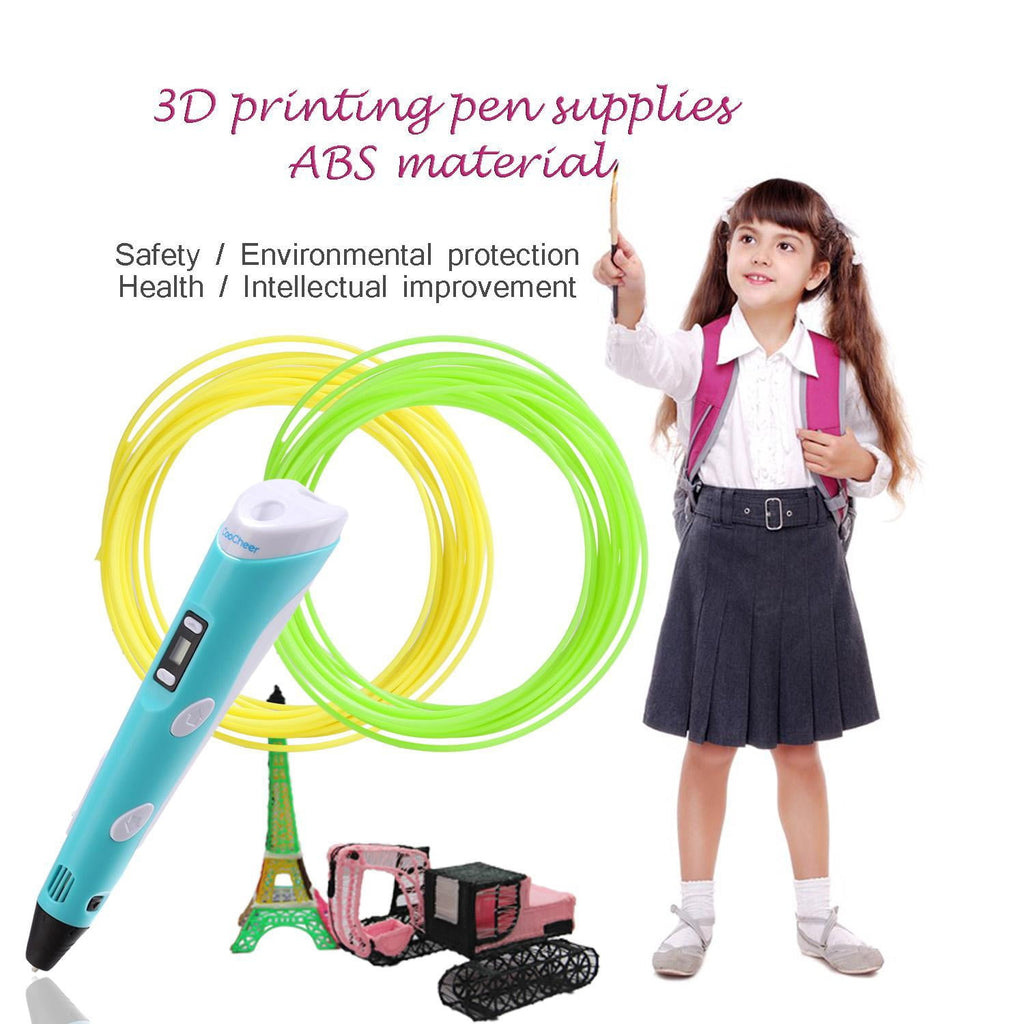 20pcs 1.75mm 5m Printing Filament ABS Modeling For 3D Printer Pen Drawing BETT