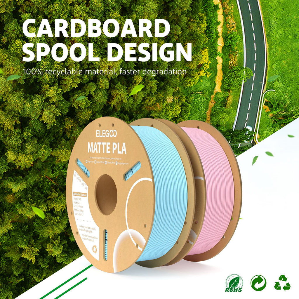 ELEGOO Matte PLA 3D Printer Filament Mint Green 1KG 1.75mm