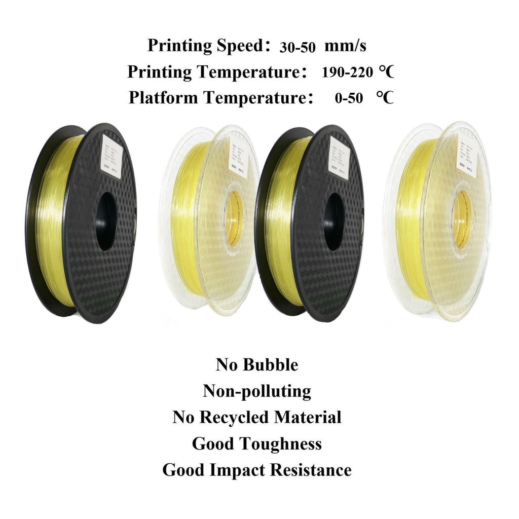 3KG PVA Supported Filament, 1.75mm Accessories for 3D Printer and 3D pen, Soluble Material, Cooperation with Other Filaments