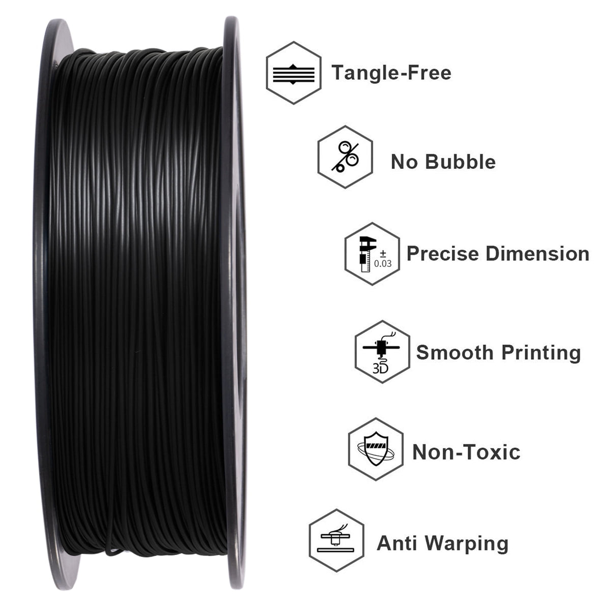 Geeetech 3D Printer Silk Purple PLA Filament 1.75mm 1kg Spool (2.2lbs), Dimensional Accuracy +/- 0.03mm