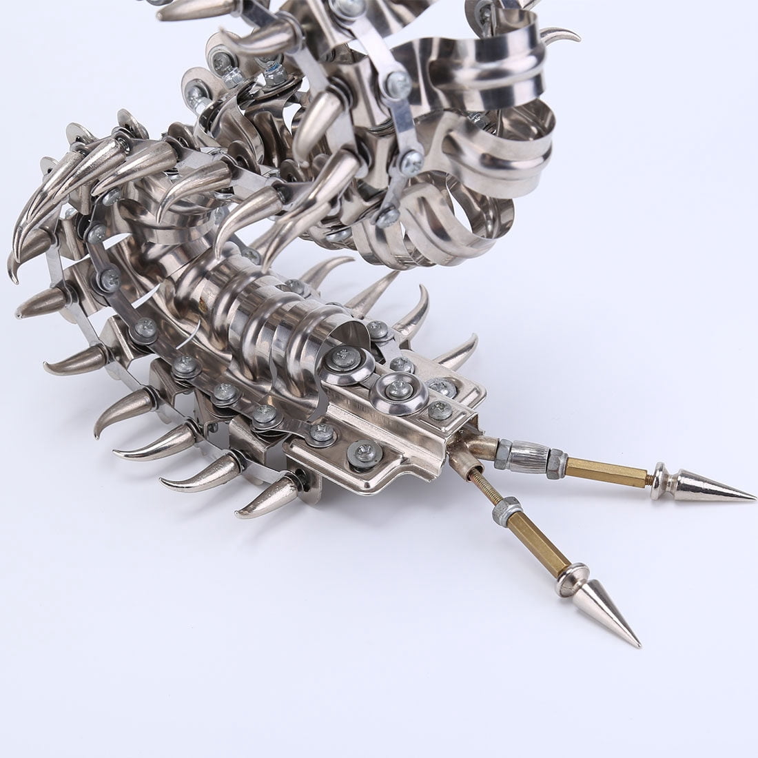 3D Metal Puzzle Cobra Realistic 1000+ PCS, Steampunk Mechanical Model Kit With DIY Assembly, Home Display Desk Decor For Adult Collectors And Creative Gifts