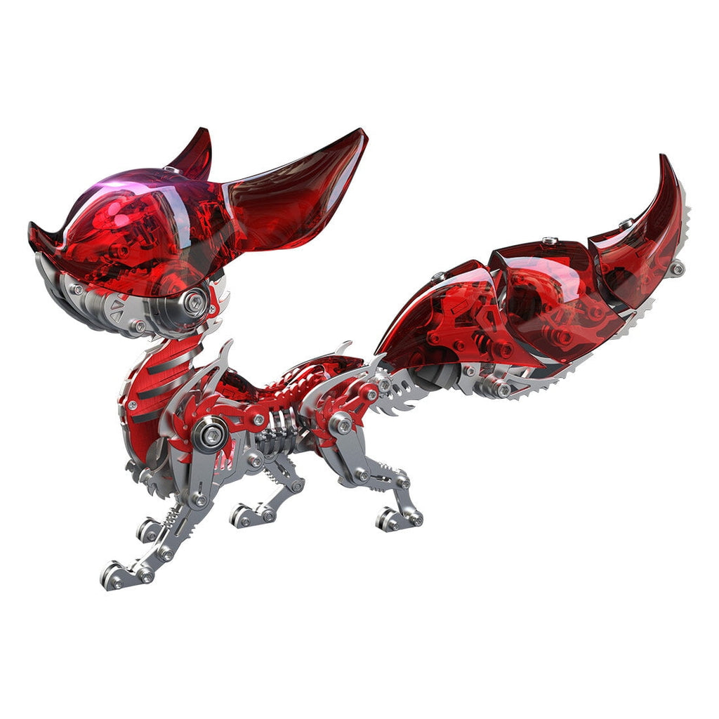 3D Metal Puzzle 339PCS Linglong Fox Hanfei Mechanical Creative DIY Assembly Model Hobby Craft Kit For Desk Display, Home Office Decor, Creative Gifts And Hobbyists