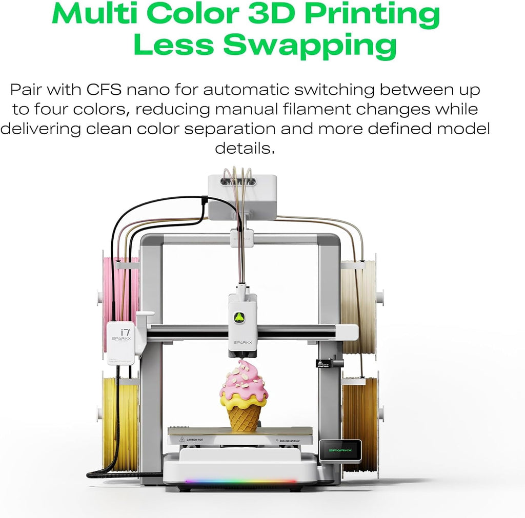 Creality SPARKX i7 Nano Combo Multi‑Color 3D Printer for Beginners