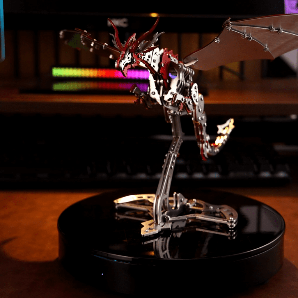 3D Metal Puzzle Bionic 373 PCS, Steampunk Mechanical Model Kit With DIY Assembly, Home Display Desk Decor For Adult Collectors And Creative Gifts