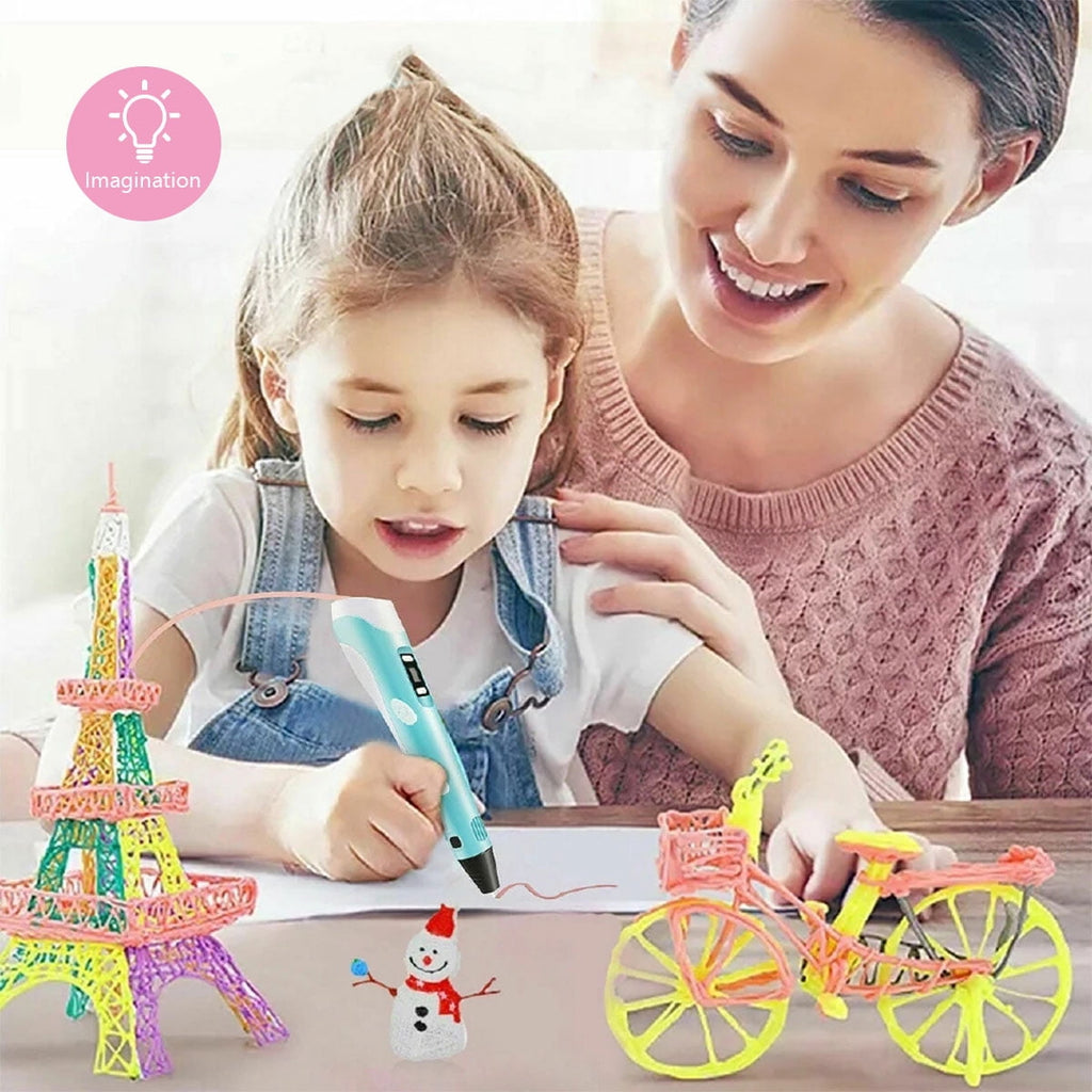3D Pen Filament Refills PLA, 20 Colors 1.75mm 16.4 Feet per Color Total 3D Printing Pen Filament 3D Printer Filament for Most Intelligent 3D Pen