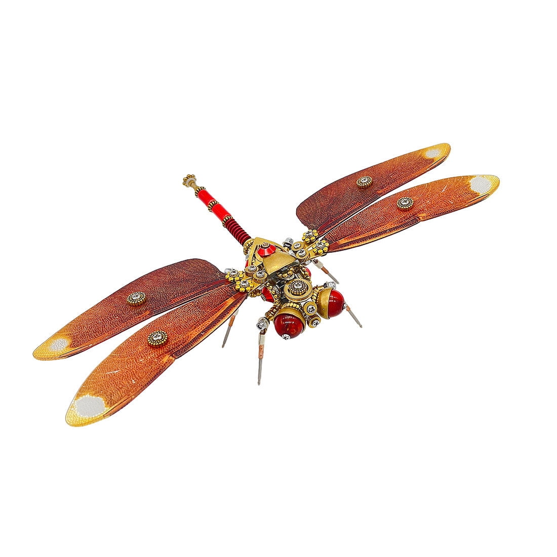 3D Metal Puzzle Punk Insects 200+ PCS, Steampunk Mechanical Model Kit With DIY Assembly, Home Display Desk Decor For Adult Collectors And Creative Gifts