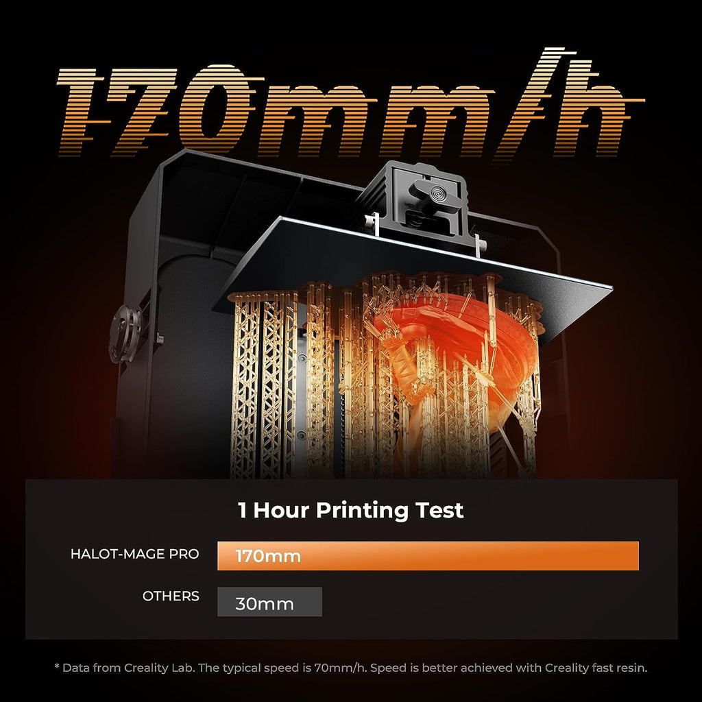 Creality HALOT-MAGE S 14K Resolution Resin 3D Printer 150mm/h Speed Less Odor Strong Ecosystem