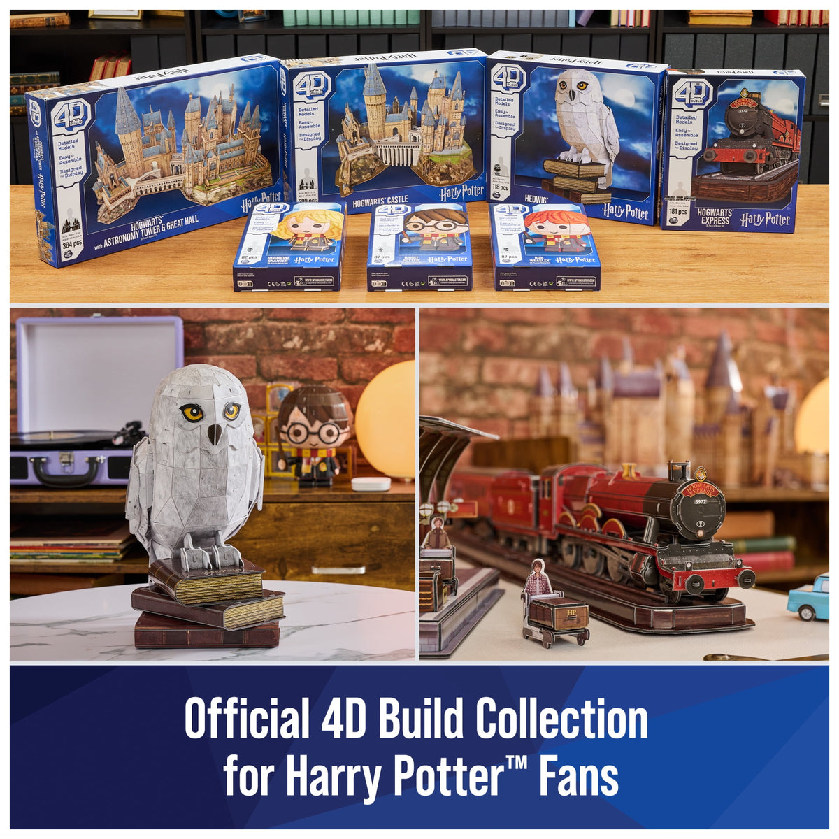 4D Build, Harry Potter Hogwarts Castle 3D Puzzle Model Kit