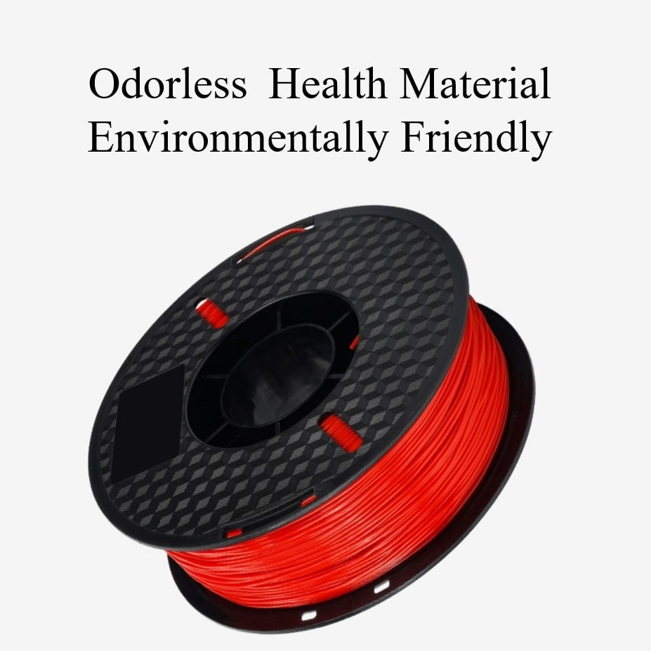 Red 1KG/roll 3D Printer Filaments, 1.75mm Flexible TPU, 3D Pen Materials, Solid Colorful Filament, Easy-to-Print Accessories