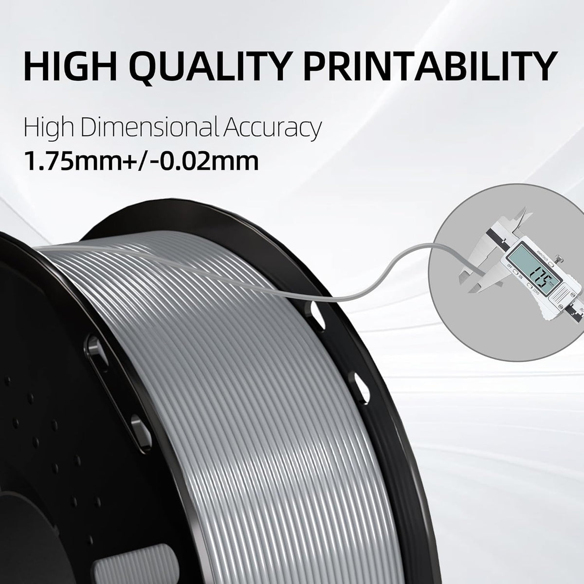 Silk gold PLA Filament 1.75mm 3D Printer Filament with Shiny Surface, Shiny PLA Silk Filament 2KG Spool 3D Printing Filament.