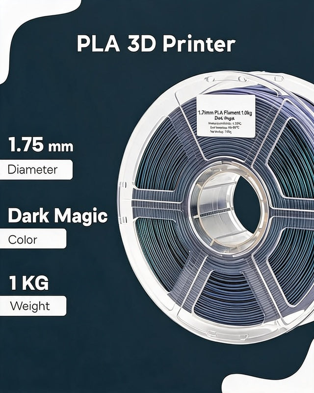 Iridescent Glitter PLA Filament 1.75mm 1kg