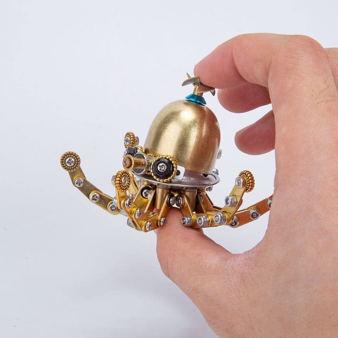 Turtle 3D Metal Puzzle Model Kit - 100+PCS Steampunk DIY Assembly Model for Home Decor, Perfect Gift for Adults & Teens