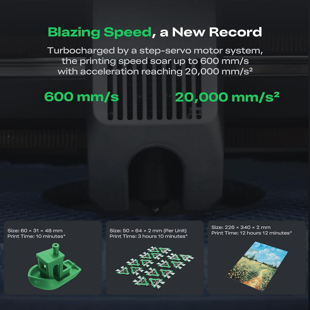 Creality K1 Max 3D Printer with 600mm/s High-Speed Fused Deposition Modeling 3D Printing Smart AI Function 300°C High-Temperature Nozzle Direct Extruder Auto Leveling Printing Size 11.81x11.81x11.81
