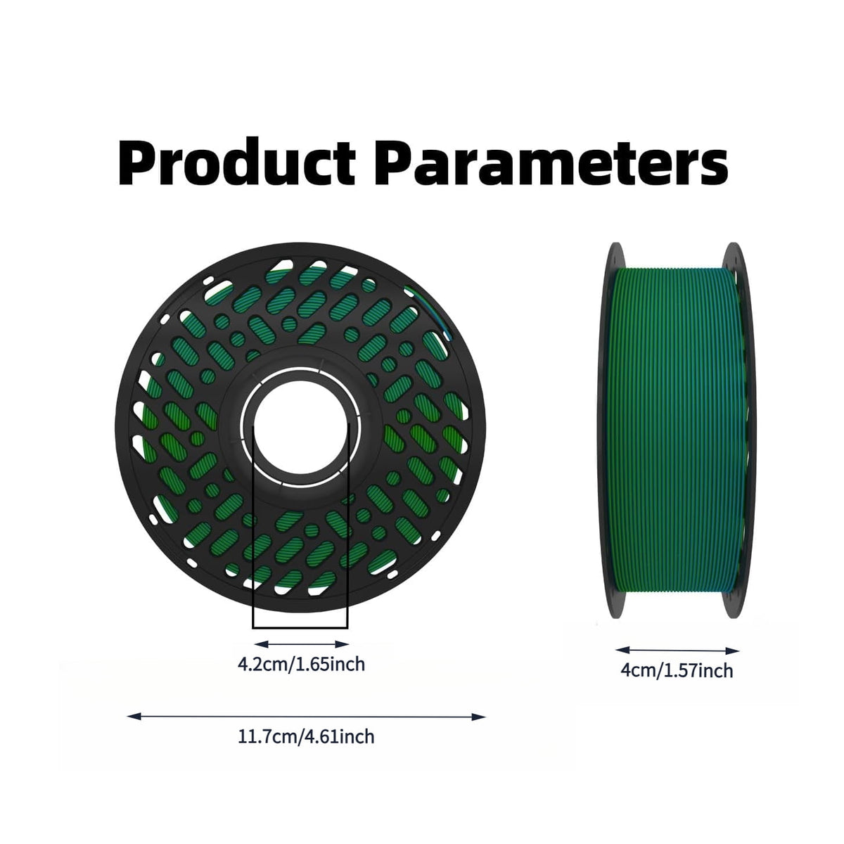 Silk PLA 3D Printer Filament 1.75mm, 13oz Spool, ±0.02mm Accuracy, Shiny Lustrous Texture, High Toughness for FDM 3D Printers, Multi‑Color Options