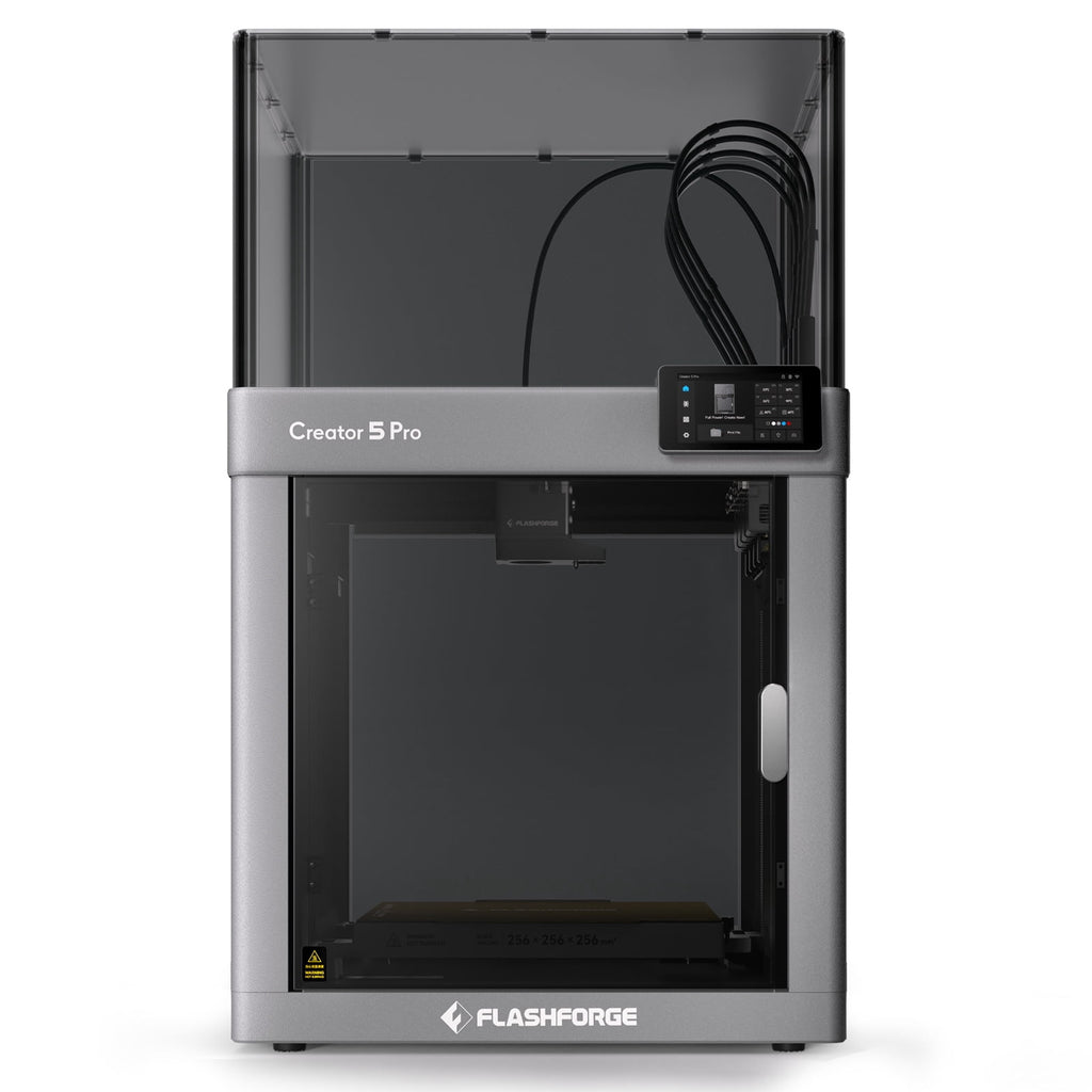 Flashforge Creator 5 4-Nozzle Multi-Color 3D Printer & 600mm/s High Speed, Zero Purge Waste for Multi-Scenario