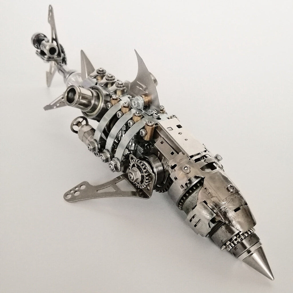 3D Metal Puzzles Steampunk Giant Squid Model Kit, 295+PCS DIY Assembly, Animal Metal Puzzle for Adults & Teens 16+, Exquisite Desktop Display for Home and Office Decor