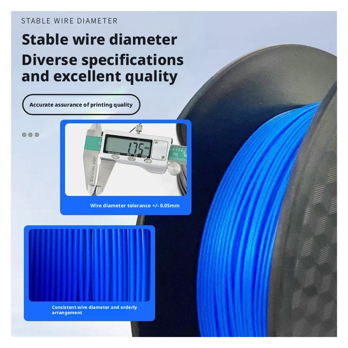 High Toughness TPE 3D Printer Filament 1.75mm Silicone Texture Compatible